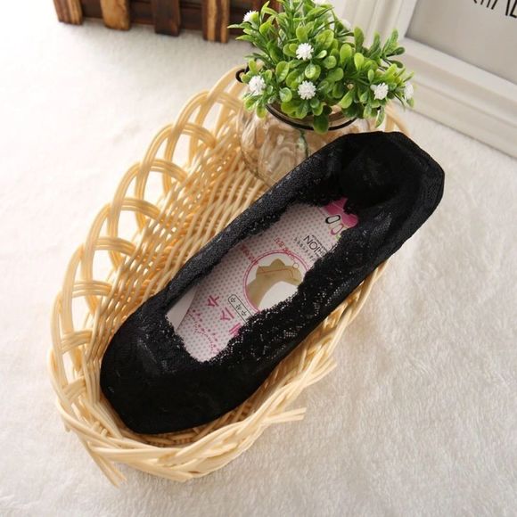 Women's Lace Invisible Socks in Various colors - Picture 8 of 8